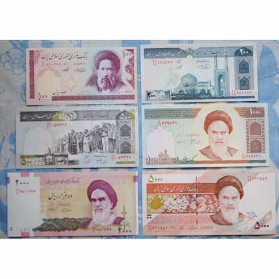 

6 PCS Banknote of Iran