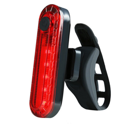 

LED USB Rechargeable Bike Bicycle Cycling Tail Rear Safety Warning Light Lamp