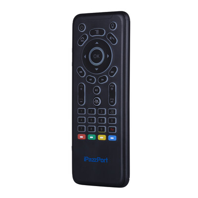 

iPazzPort KP81062 Mini Wireless Keyboard Air Mouse 24G IR learning Remote Control with Full Touchpad LED Backlit Rechargable Li-i