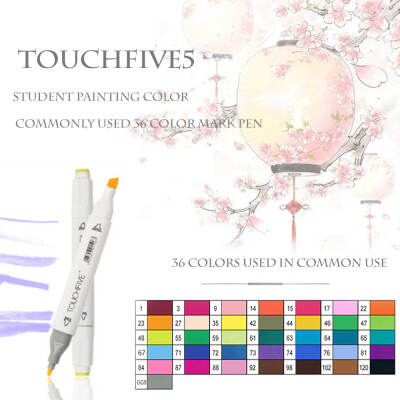 

TOUCHFIVE Marker Alcoholic Oily Based Ink Art Marker Set for Manga Dual Headed Art Sketch Markers