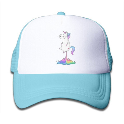

Unicorn Farts Baseball Hat Adjustable Back Mesh Cap For Toddler
