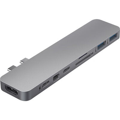 

Hyperdrive Apple computer usb-c converter new macbookpro Air accessories type-c Thunderbolt 3 docking station hdmi 8 in 2 multi-function dual type-c transfer