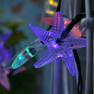 

WTL - HX 30 Starfish Shape Solar LED Decorative Lamps String Light for Christmas Festival