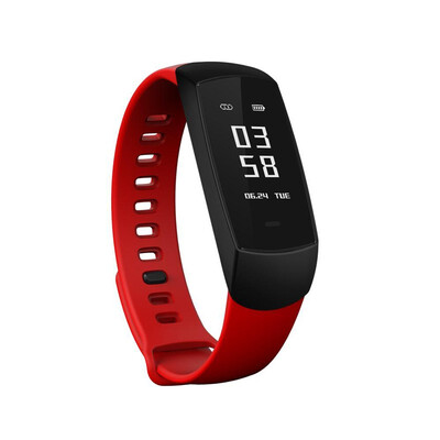 

New Style High End V09 Smart Bracelet Heart Rate Monitor Blood Pressure Sleep Monitor Adult Fitness Band Black
