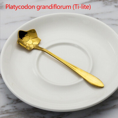 

NeillieN Stainless steel spoon coffee spoon cherry spoon Golden Rose spoon companion gift spoon creative gift spoonladle