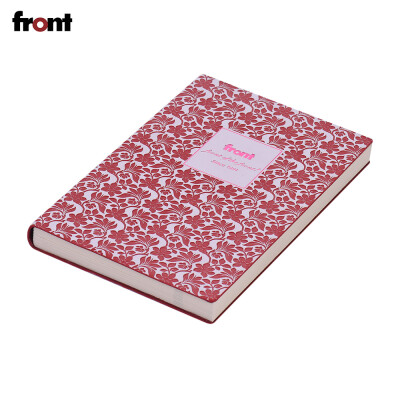 

front Flowers Pattern B6 Notebook PU Leather Cover BlankPlain Paper Portable Writing & Sketching & Doodling Notepad Perfect for T