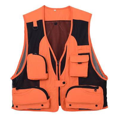 

Outdoor Fishing Waistcoat Sleeveless Mesh Fishing Jacket Multi-pockets Hunting Photography Hiking Climbing Fishing Vest for Men