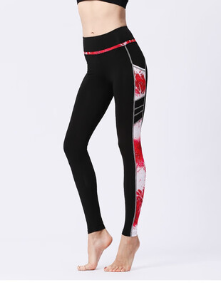 

Womens Tummy Control Yoga Leggings High Waist Non See Through Running Workout Pants
