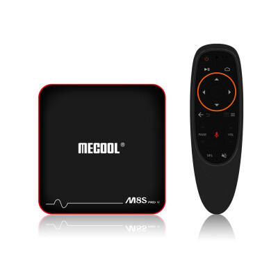 

MECOOL M8S PRO W ATV Smart Android TV 71 TV Box Voice Control Intelligent Recommendation w 24G Voice IR Remote Control Amlogic