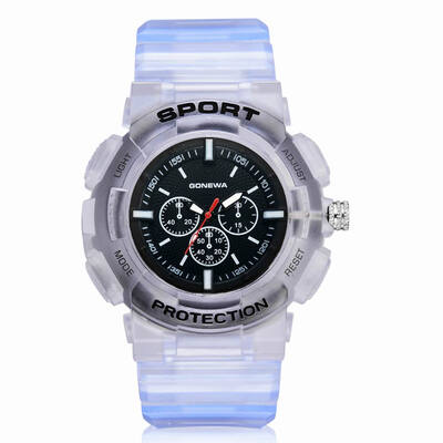 

GON044 Men Silicon Band Analog Quartz Sport Watch