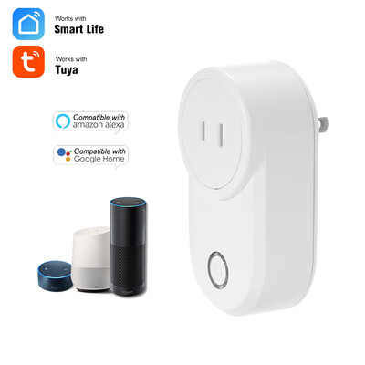 

Home Socket WIFI Smart Socket EU Plug Wireless Outlet Support Timing Function Phone APP Remote Control Voice Control Compatible wi