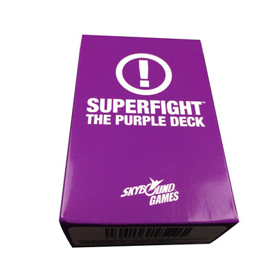 

Hilarious Party Game SUPERFIGHT Core Deck Board Card Game The Purple Deck Expansion Set
