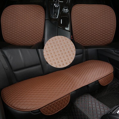 

Car Seat Covers Pvc black beige brown Universal Leather Seat Cover Cushion Comfortable Interior Automotive interior accessories