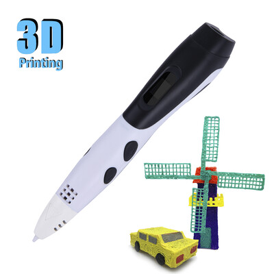 

Intelligent 3D Drawing Printing Pinter Pen Low Temperature 3D Pen With LCD Screen Display PCL Filament Refills Gifts for Kids Chil