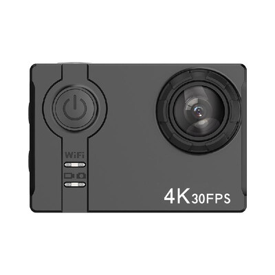 

4K Ultra HD WiFi Sports Action Camera 16MP 166° Wide Angle 20 Inch LCD Screen 60 Meters Waterproof Anti-shake Built-in Rechargeab