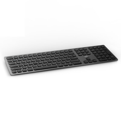 

FD IK8300 Wireless Keyboard Slim Comfortable Quiet Chocolate Key Dual BT Channel Multi-device for iPad Smart Phone Laptop