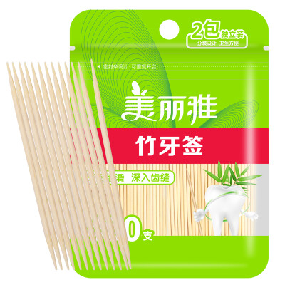 

Beautiful ya bagged toothpicks 400 sticks double head using clean teeth teeth sticks home fruit sign