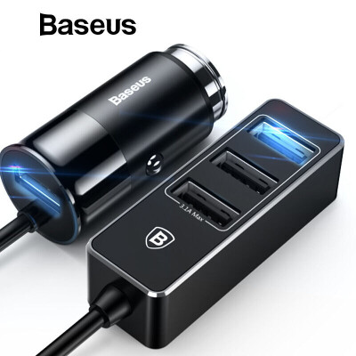 

Baseus 4 in 1 Car Charger USB Car Fast Charger for Iphone  XR Samsung Note 9 S9 XiaoMi HuaWei One Plus Phone Charge in Car