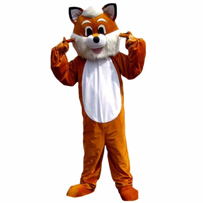 

LangtengBrown Fox Mascot Costume Cartoon Cosplay Party Halloween Christmas Festival Performance