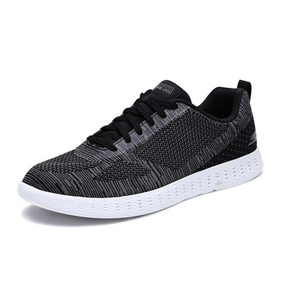 

Skechers breathable lightweight walking sneakers 53821 black gray BKGY 41