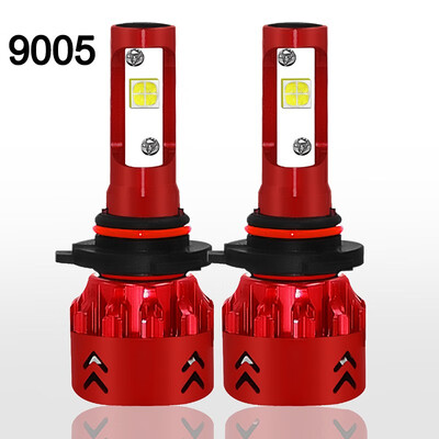 

1Pair Automobile 12V 60W Led Headlights Super Bright 9600lm Car Headlamps Fog Lights spotlight H1 H11 H4 H7 9006 Car Spot Lamp
