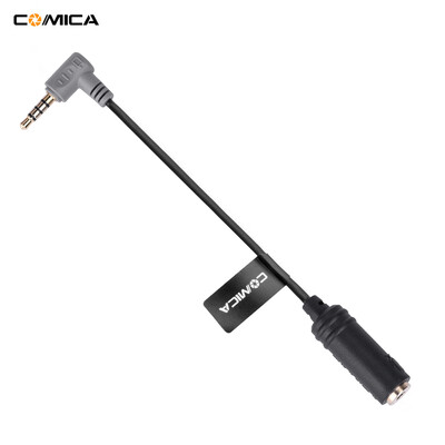 

COMICA CVM-SPX Female 35mm Audio Cable Converter Microphone Cable Adapter for iPhone Samsung Huawei Smartphone iPad TRS-TRRS Adap