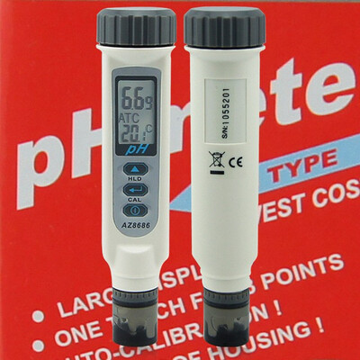 

AZ8686 Waterproof Laboratory PH meter Portable PH Pen Water Quality Tester Monitor Aquarium Industrial High precision 005
