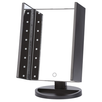 

Fashion Portable Folding Table 16 LEDs Lamp Luminous Cosmetic Mirror
