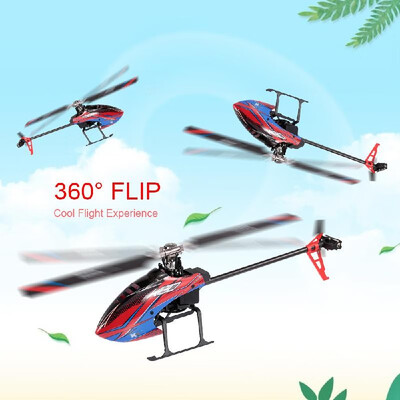 

WLtoys XK K130 RC Helicopter 24G 6CH Brushless 3D6G Flybarless Compatible with FUTABA S-FHSS Stunt Helicopter RTF Toy