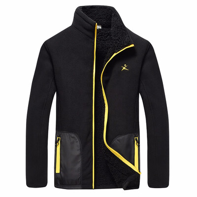 

Hiking Jackets Fleece male Flush thickening long Fleece outdoors Windbreak Keep warm Pizex Soft shell Jacket liner tank Sweater