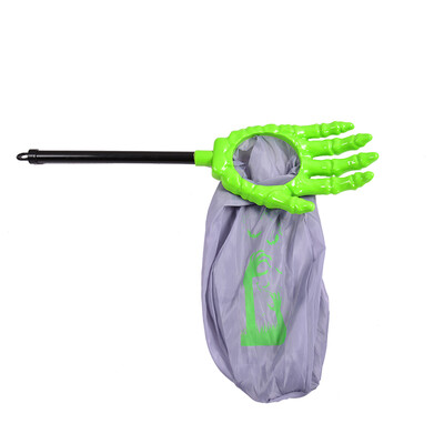 

New&new fine art Halloween ghost claw candy bag cute creative funny decoration childrens gift small bag with handle portable sugar bag green