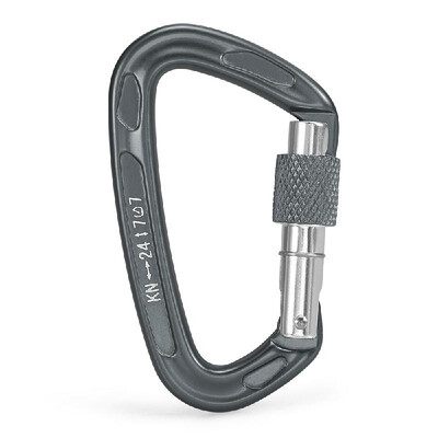 

24KN Twist Locking Gate Carabiner Heavy Duty Auto Lock Carabiner Outdoor D-ring Buckle Climbing Rappelling Canyoning Hammock Locki
