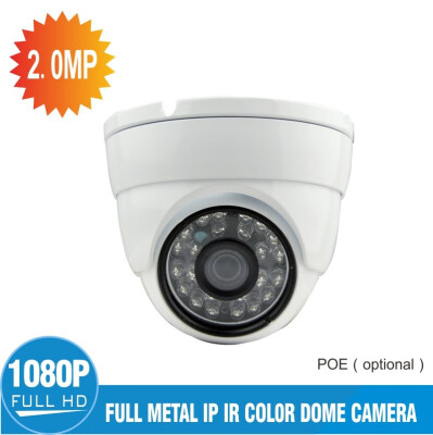 

2MP IP HD Dome Camera 36mm Fixed Lens ICR 24pcs Infrared LED - Infrared Distance 20M