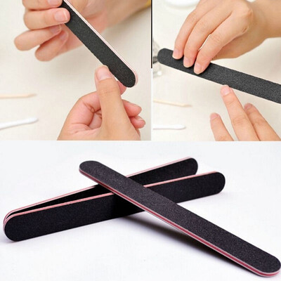 

Sanding Nail File Grits 100180 Straight Edge Stick Nail Art Salon Glitter Tools