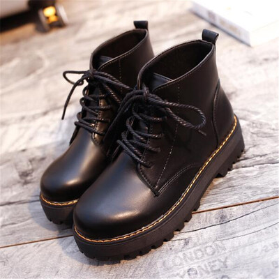 

European Fashion Women Martin Boots Lace up Sweet Girl Outdoor Boots