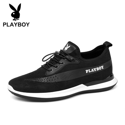 

Playboy PLAYBOY fashion running casual shoes mens low set foot slippery wild DS81052 black 42