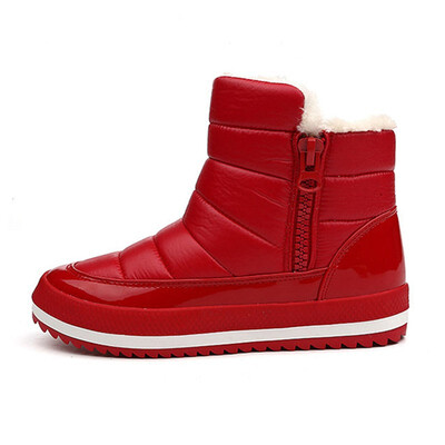 

Women Boots 2018 Winter Shoes Women Plus Insole Snow Boots High Quality Fur Ankle Boots for Women Waterproof Winter Botas Mujer