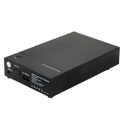 

USB 30 25" 35" SATA Hard Drive Disk External Enclosure SSD HDD Disk Portable Case Box Support UASP And 8TB Drives with OTB One
