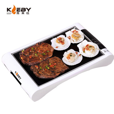 

KLEBY electric grill home smokeless electric oven Korean barbecue pot electric baking pan multi-function frying machine breakfast machine barbecue machine fast heating ALD-4002