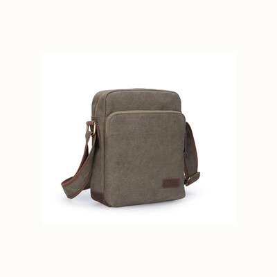 

Mens bag shoulder bag mens bag casual Messenger bag canvas bag cross package Korean version of the tide bag