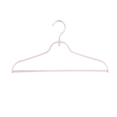 

Tinghao aluminum hook plastic hanger wide shoulder seamless clothing support non-slip drying rack TH4063