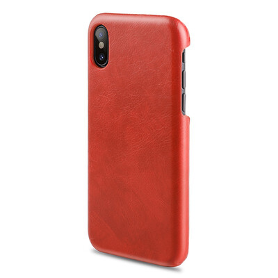 

PU Leather Phone Case for Apple iPhone X  XR  Max Buffalo Skin Texture Cell Phone Case Back Cover Phone Shell