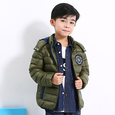 

BoysThickened Down Garment Short Kids Warm Coat 12 Middle School Childrens Winter Light Fashion KidsWear
