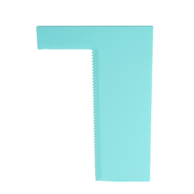 

1 Pcs Plastic Sawtooth Cake Scraper Edges Fondant Cream Mousse Blade Dough Smoother Tool DIY Decorating Spatula