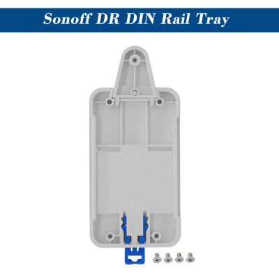 

Sonoff DR DIN Rail Tray ITEAD Adjustable Mounted Rail Case Holder Solution for Sonoff Switch Mounted Onto The Guide Track Kit for