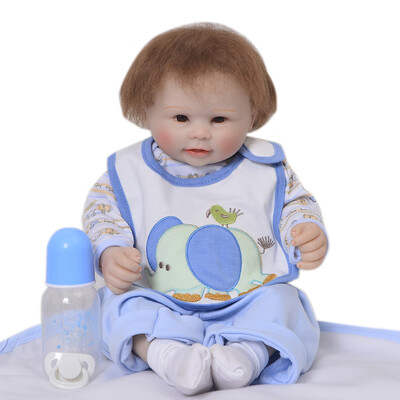 

Fashion Reborn Doll 23 57 cm Full Body Silicone Lifelike Reborn Boy Menina Baby Doll Toy For Children Christmas Gift