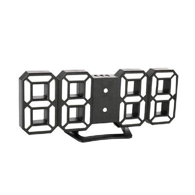 

3D LED Digital Clock with Night Mode Adjust the Brightness Electronic Table Clock Alarm Clock Wall Glowing Hanging Clocks
