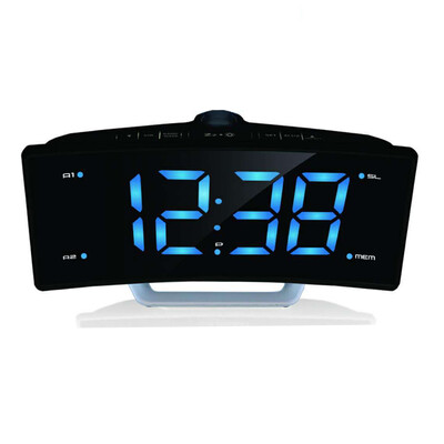 

LED Projector Alarm Clock with Radio Function