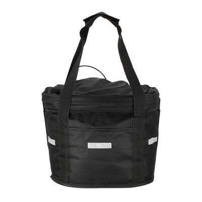 

Bicycle Basket Detachable Cycling Bike Handlebar Front Carrier Bag Pet Carrier Aluminum Alloy Frame