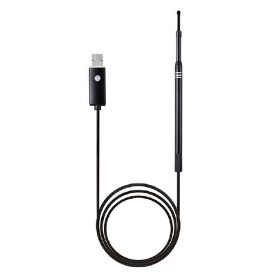 

2 in1 USB Port Ear&Nose Endoscope 55mm Visual Lens Mini Camera DDES01 Earpick Otoscope Endoscope Borescope for PC Windows
